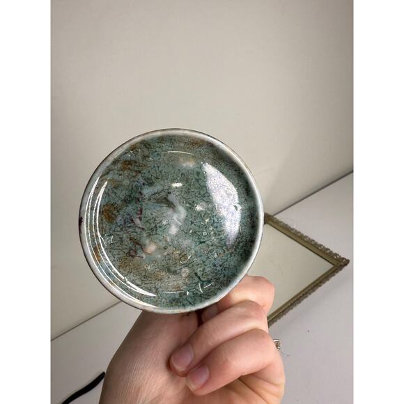 Beautiful One of a Kind Glazed Ceramic Coffee Mug signed - Picture 5 of 10